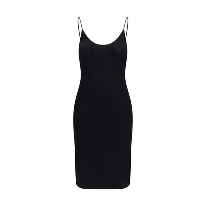 Saint Laurent Black Viscose Cocktail Dress
