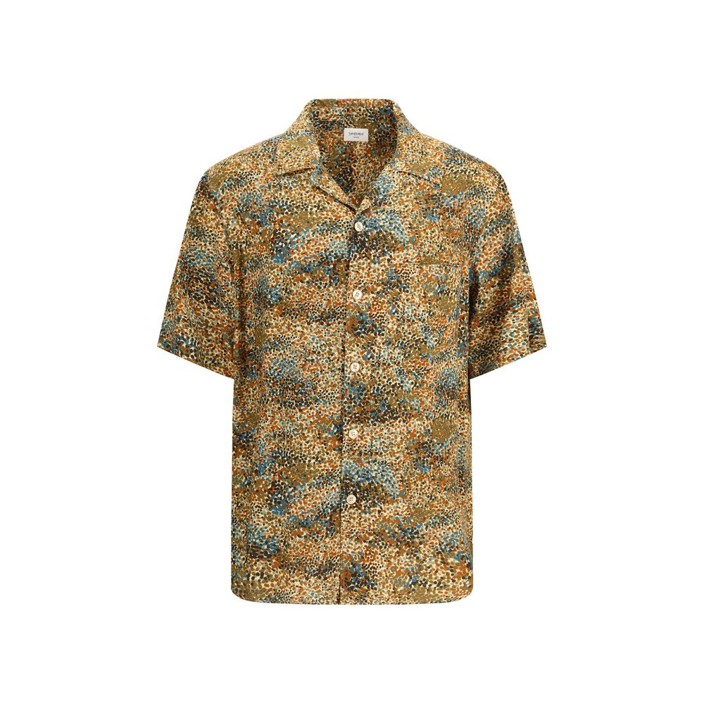 Saint Laurent Multicolor Viscose Pattern Shirt