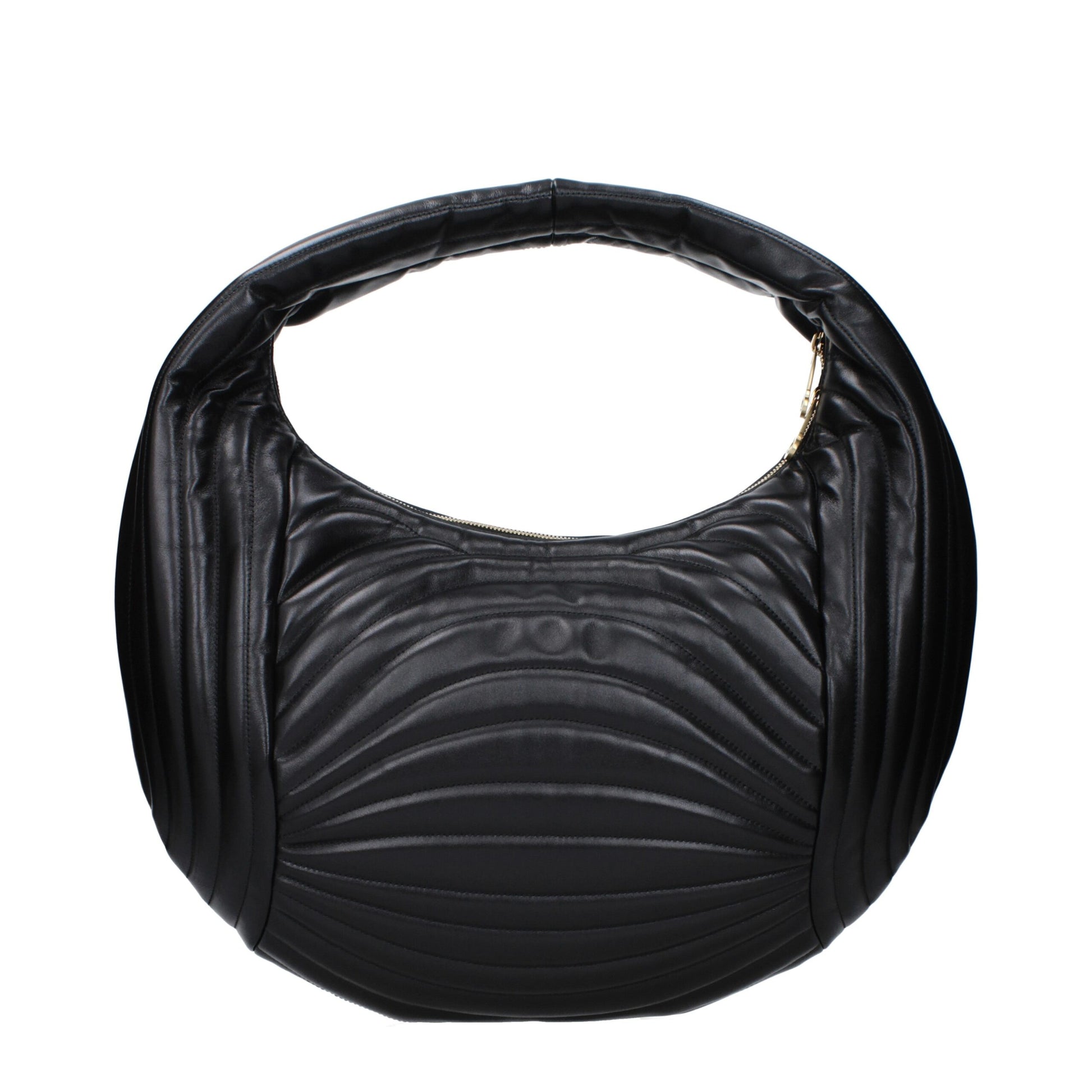 Salvatore Ferragamo Black Leather Handbags