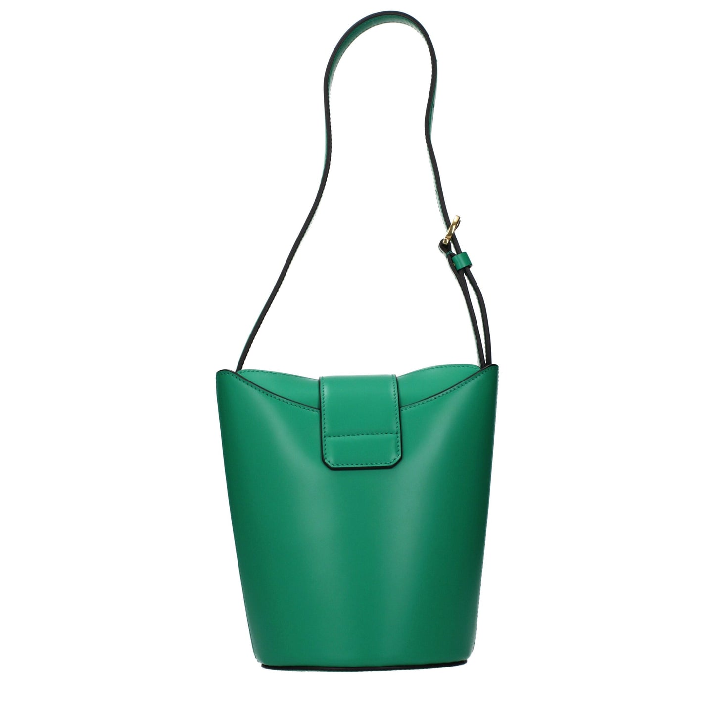 Salvatore Ferragamo Green Leather Shoulder Bag