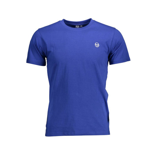 Sergio Tacchini Blue Cotton Men T-Shirt