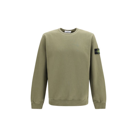 Stone Island Bicolor Cotton Sweatshirt