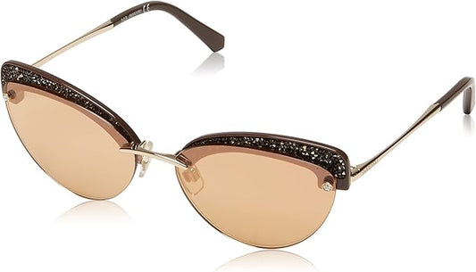 Swarovski Gold Women Sunglasses (Lagersalg)