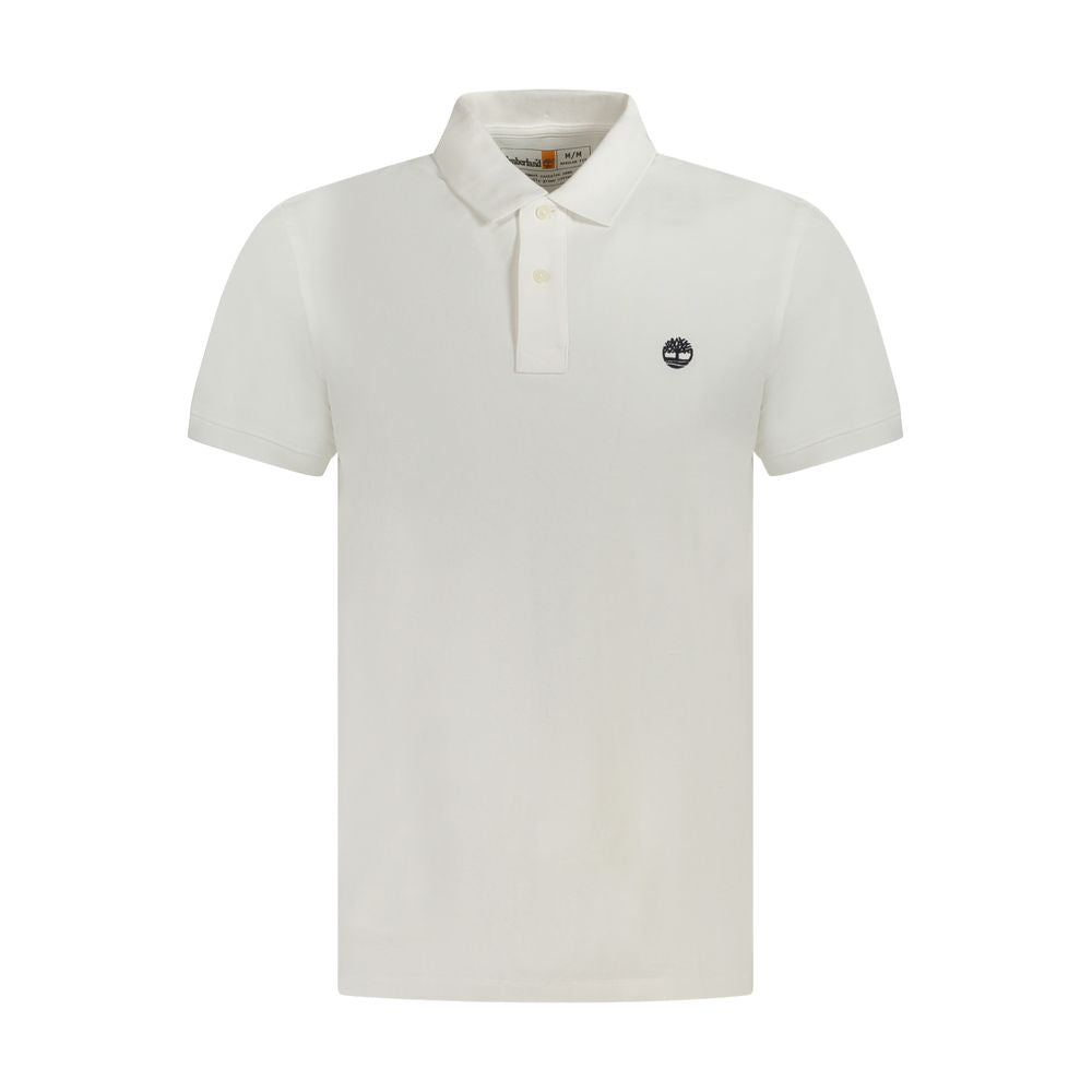 Timberland Bianco Cotton Men Polo Shirt