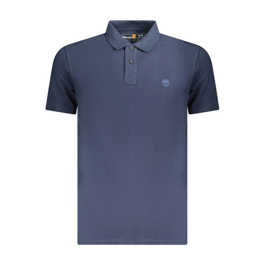 Timberland Blue Cotton Men Polo Shirt