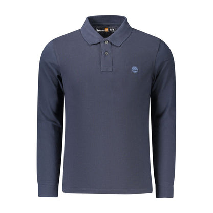 Timberland Blue Cotton Polo Shirt