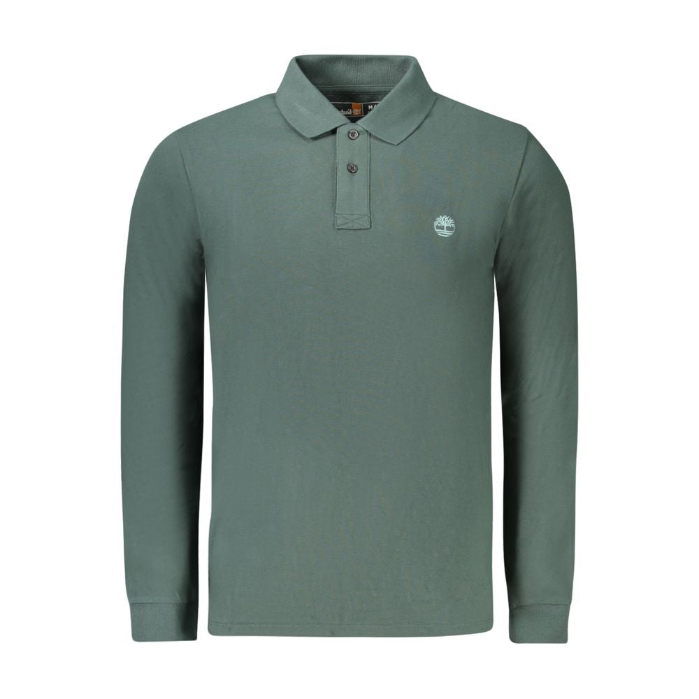 Timberland Green Cotton Polo Shirt