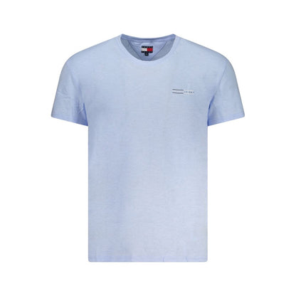 Tommy Hilfiger Azzurro Cotton Men's T-Shirt