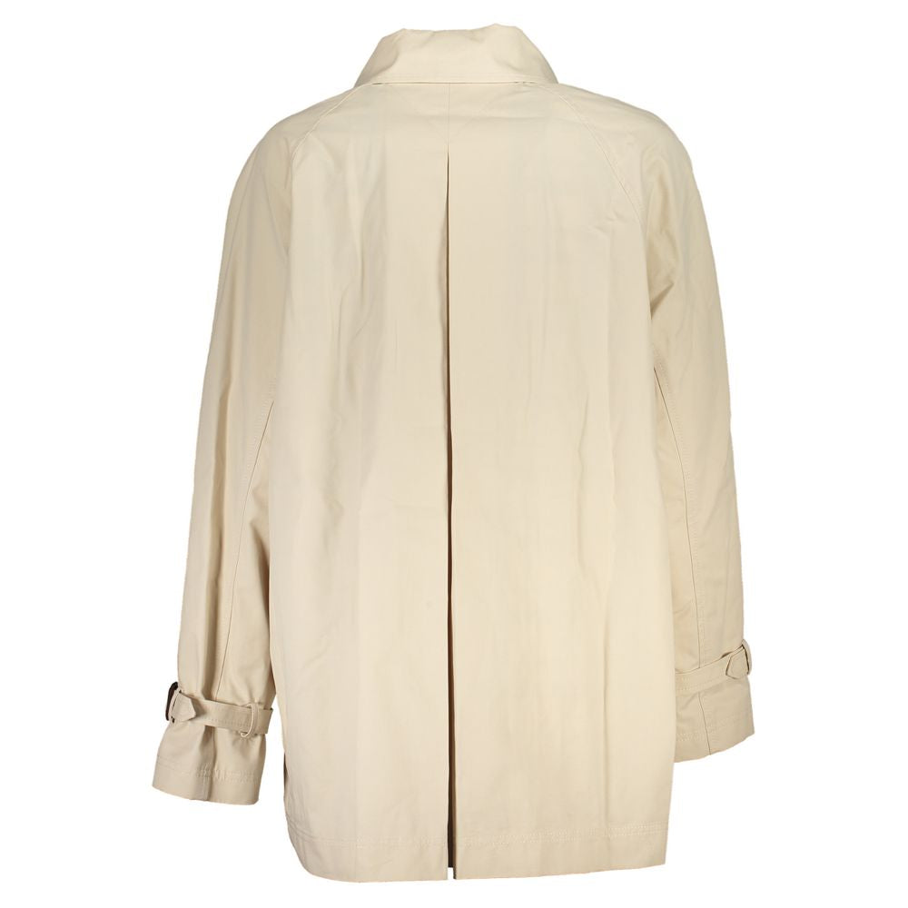 Tommy Hilfiger Beige Cotton Womens Trench Coat