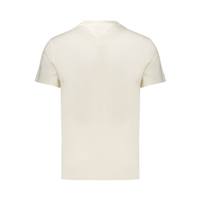 Tommy Hilfiger Bianco Cotton Men's T-Shirt