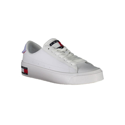 Tommy Hilfiger Bianco Leather Women Sneaker