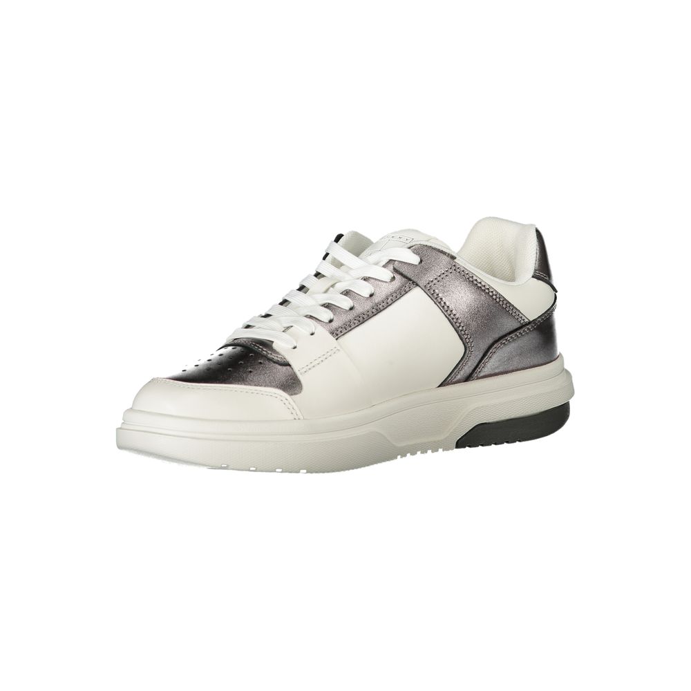 Tommy Hilfiger Bianco Polyurethane Women Sneaker