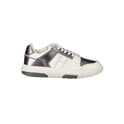 Tommy Hilfiger Bianco Polyurethane Women Sneaker