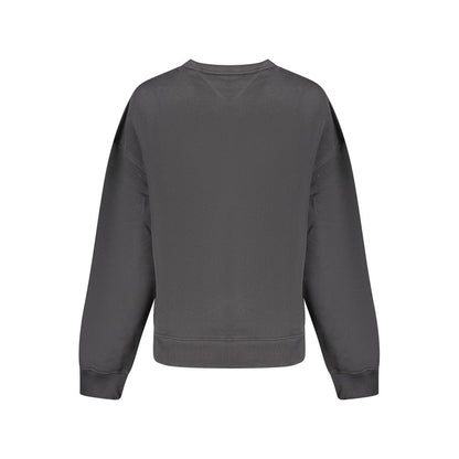 Tommy Hilfiger Black Cotton Women Sweatshirt