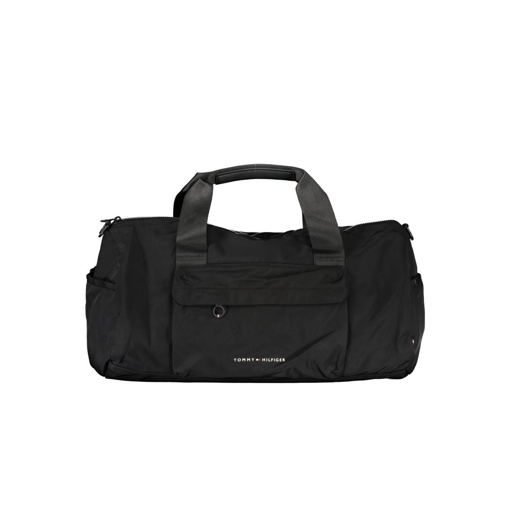 Tommy Hilfiger Black Polyester Men's Shoulder Bag