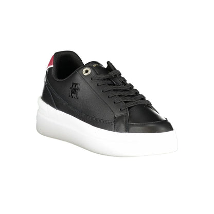 Tommy Hilfiger Black Polyester Sneakers
