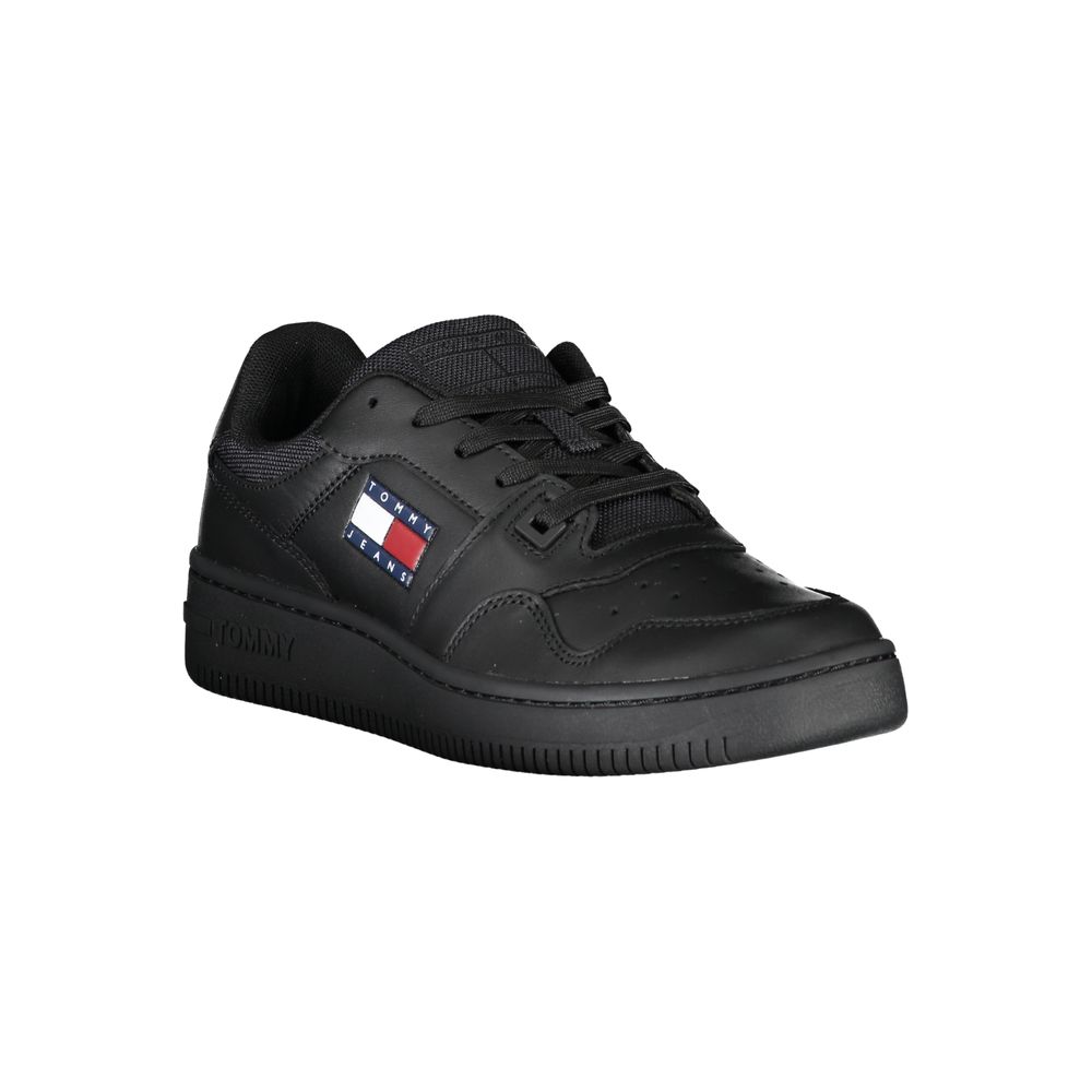 Tommy Hilfiger Black Polyester Sneakers