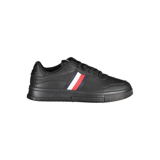 Tommy Hilfiger Black Polyester Sneakers