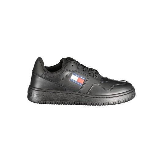 Tommy Hilfiger Black Polyester Sneakers