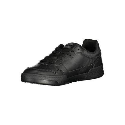 Tommy Hilfiger Black Polyethylene Men Sneakers