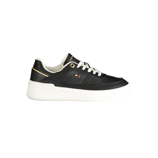 Tommy Hilfiger Black Polyethylene Women Sneakers