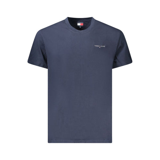 Tommy Hilfiger Blue Cotton Men T-Shirt