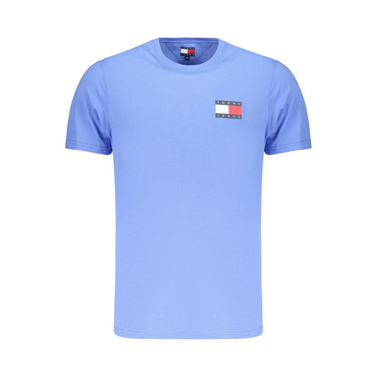 Tommy Hilfiger Blue Cotton Men's T-Shirt