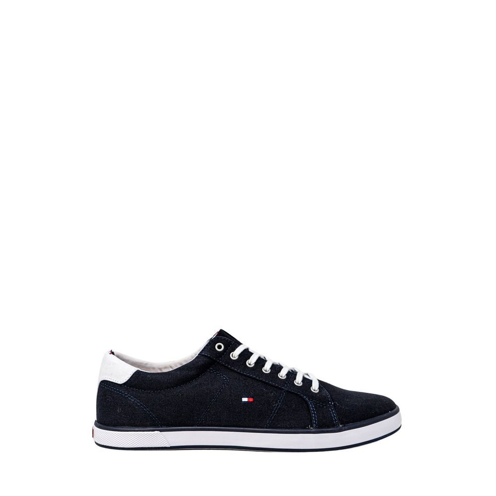 Tommy Hilfiger Blue Cotton Sneakers