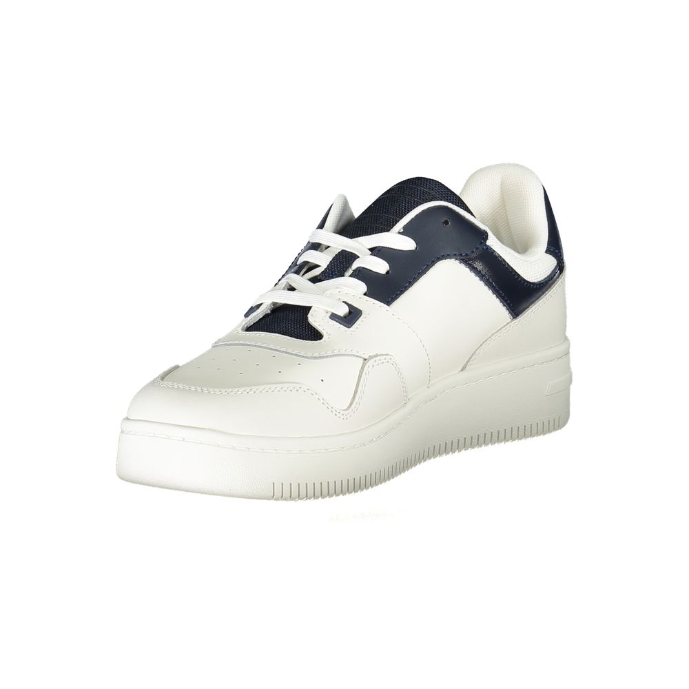 Tommy Hilfiger Blue Leather Men Sneakers