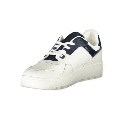 Tommy Hilfiger Blue Leather Men Sneakers