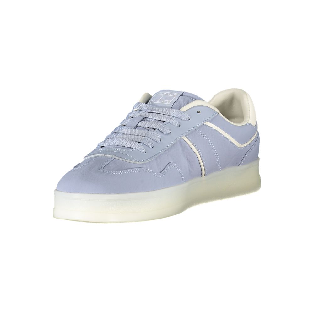 Tommy Hilfiger Blue Leather Women Sneakers