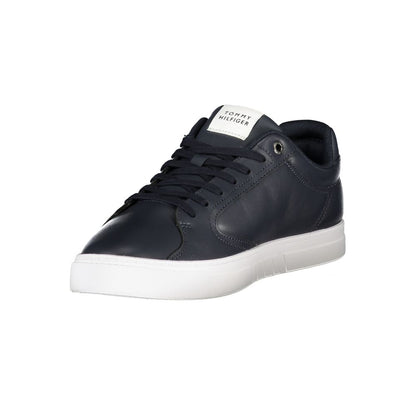 Tommy Hilfiger Blue Polyester Men Sneakers
