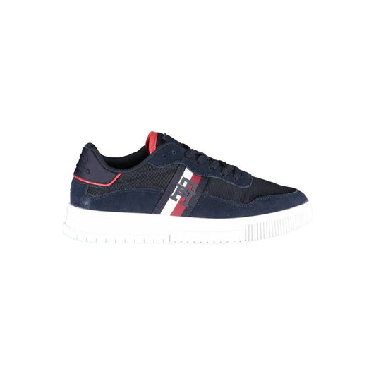 Tommy Hilfiger Blue Polyester Men Sneakers
