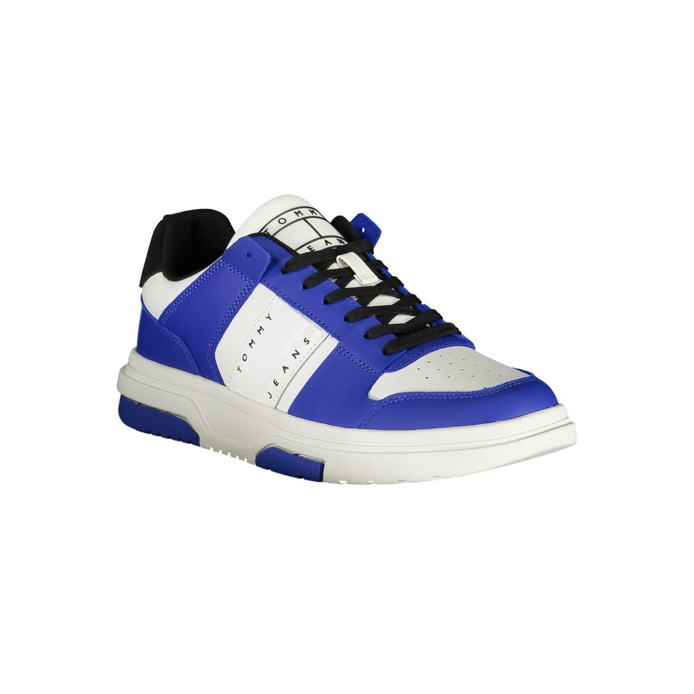 Tommy Hilfiger Blue Polyethylene Men Sneakers