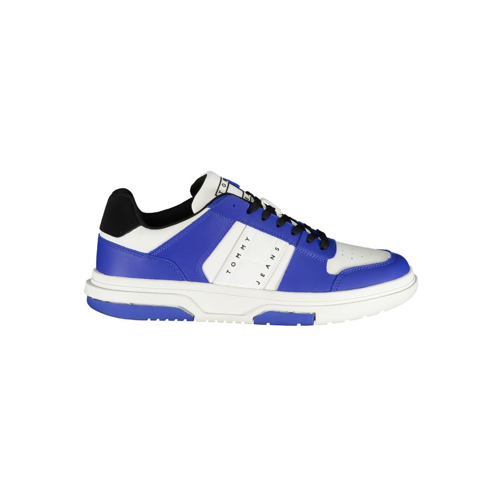 Tommy Hilfiger Blue Polyethylene Men Sneakers