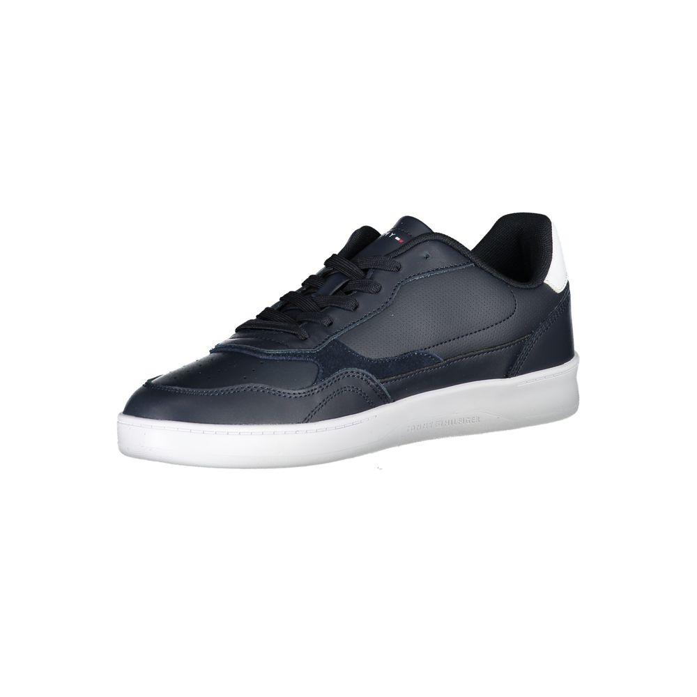Tommy Hilfiger Blue Polyurethane Men Sneaker