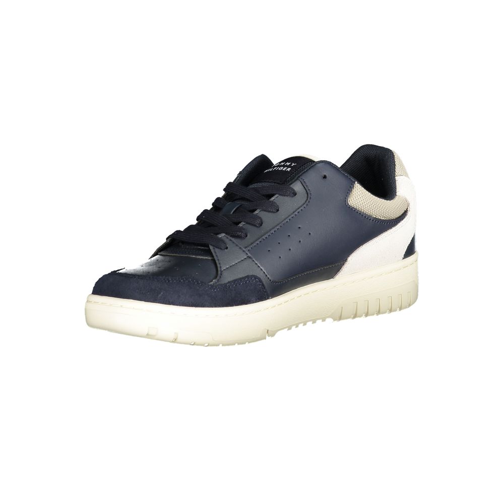Tommy Hilfiger Blue Polyurethane Men Sneaker