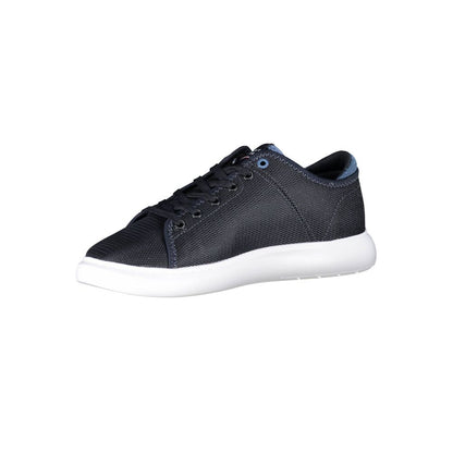 Tommy Hilfiger Blue Recycled Polyester Men Sneakers