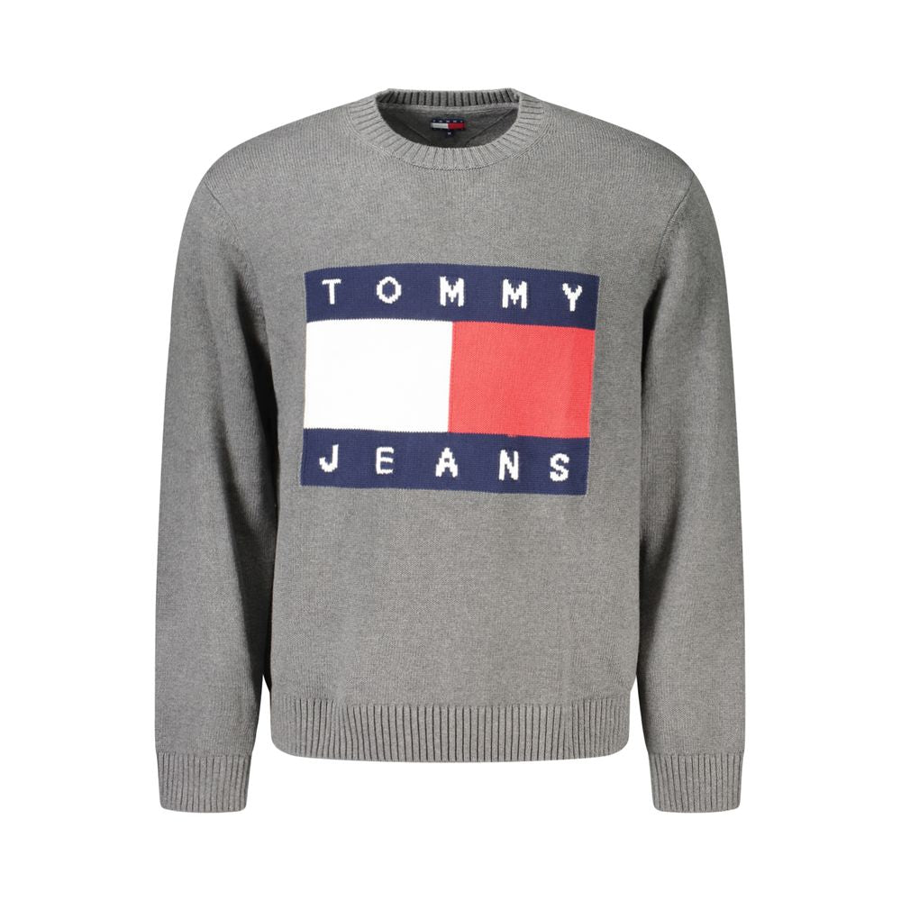 Tommy Hilfiger Gray Cotton Sweater