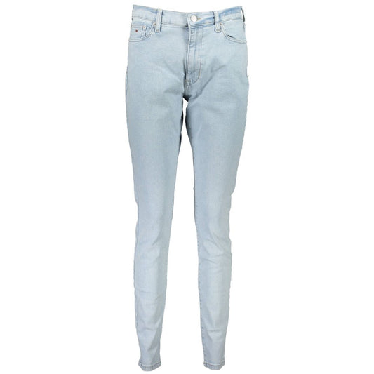 Tommy Hilfiger Light Blue Cotton Women Jean