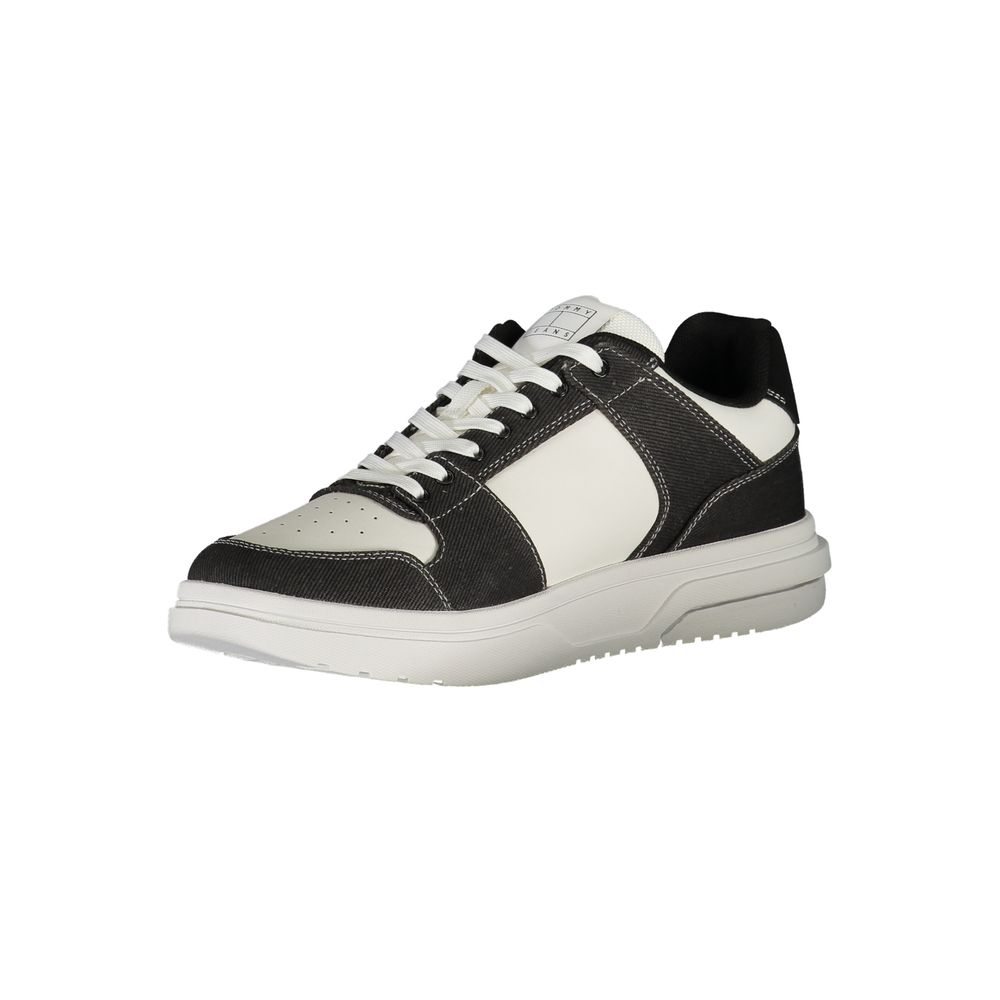 Tommy Hilfiger Nero Polyurethane Men Sneaker