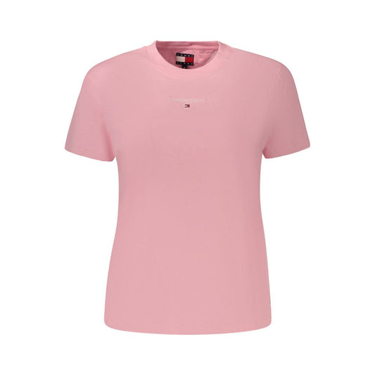 Tommy Hilfiger Pink Cotton Women's T-Shirt