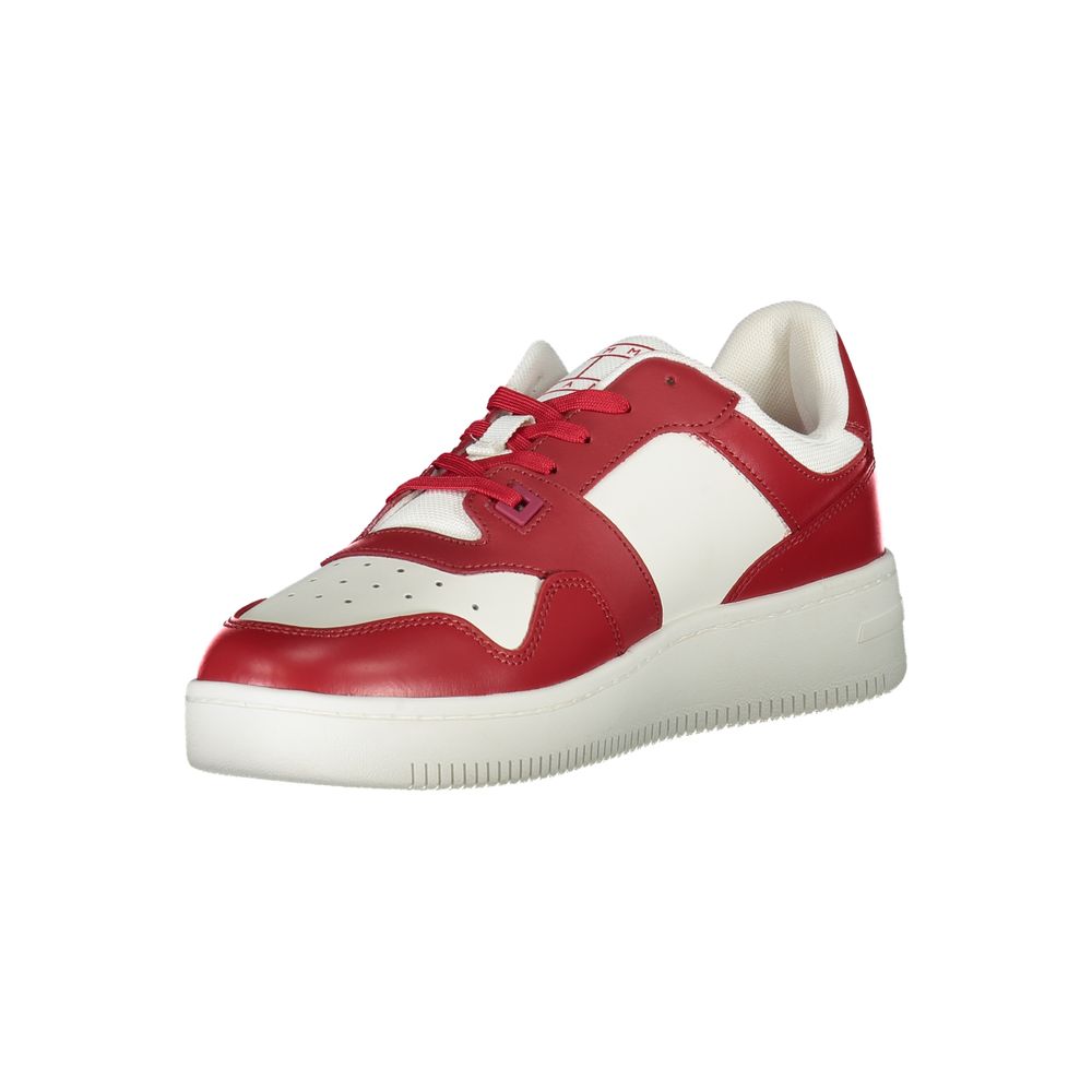 Tommy Hilfiger Pink Leather Men Sneakers