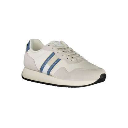 Tommy Hilfiger White Leather Men Sneakers