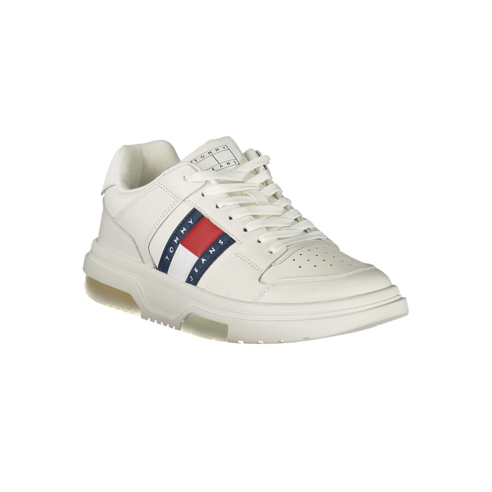 Tommy Hilfiger White Leather Women Sneakers