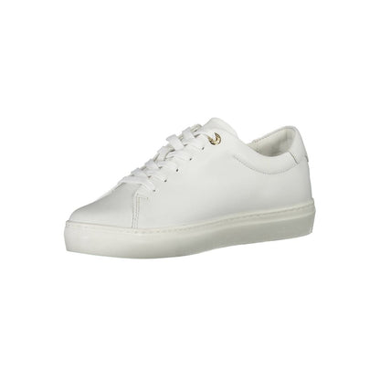 Tommy Hilfiger White Leather Women Sneakers