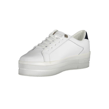 Tommy Hilfiger White Platform Men's Sneakers