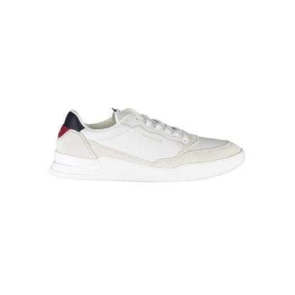 Tommy Hilfiger White Polyester Men Sneakers