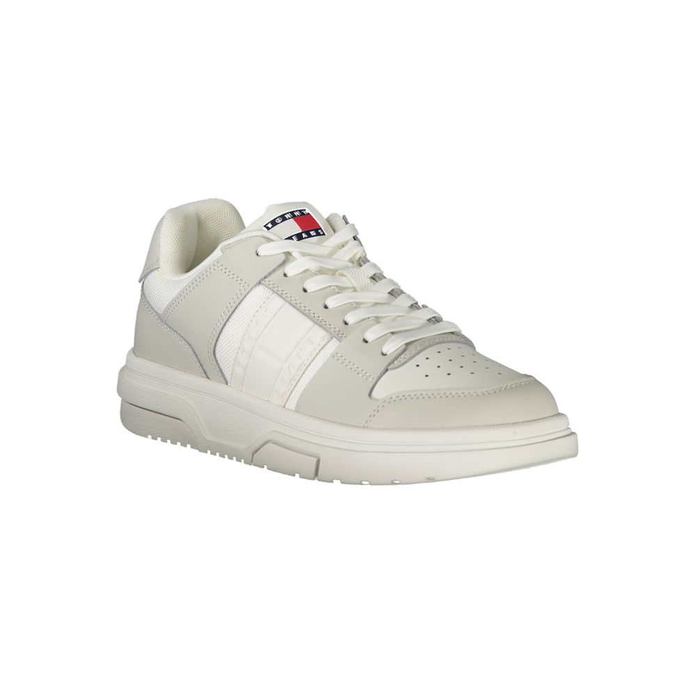 Tommy Hilfiger White Polyester Sneakers