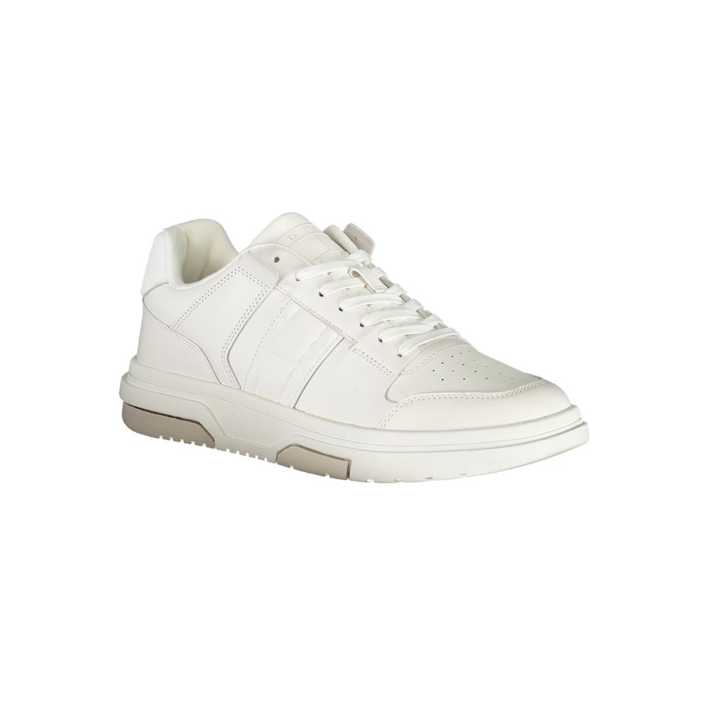 Tommy Hilfiger White Polyester Sneakers
